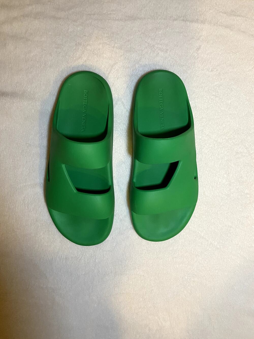 Bottega Veneta Mens Slides Green Size 43 (US 10)